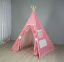 Picture of Children's tent Pink stars Indian family toys